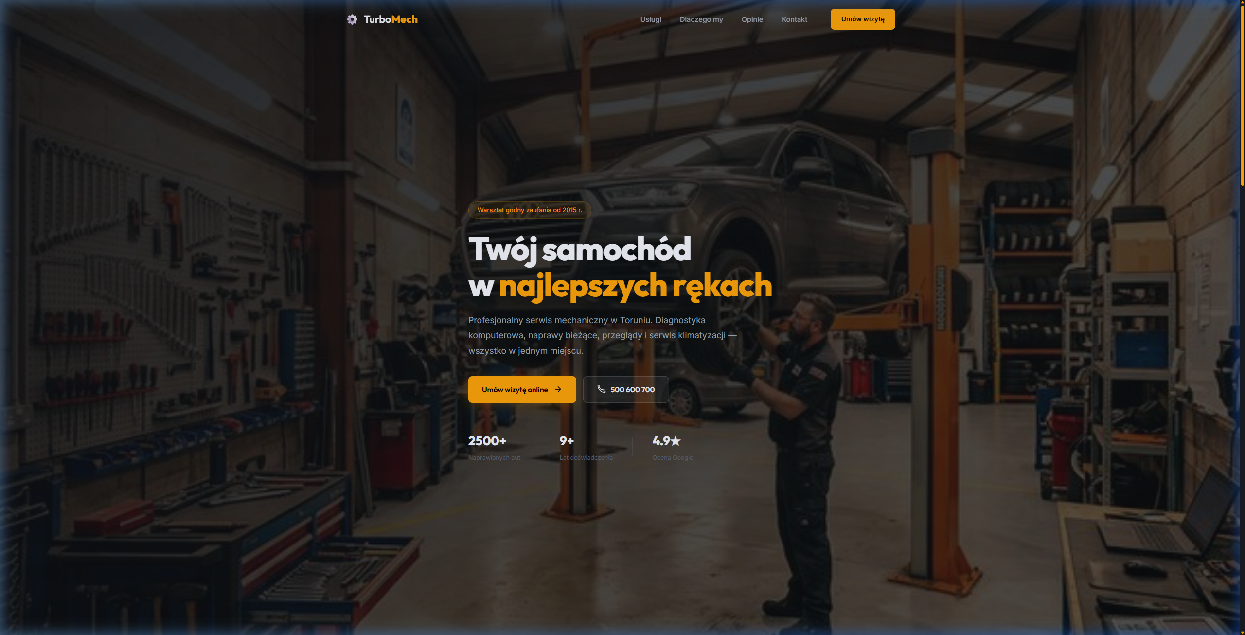 AutoSerwis Turbo-Mech — Screenshot